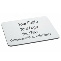 Tapis de souris d'ordinateur en PVC blanc en caoutchouc de bureau avec impression de logo tapis de souris Eva au design personnalisé par sublimation vente en gros