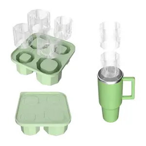 2024 Nieuwe Grote Capaciteit Groothandel Stanley Cup Ice Cube Tray Siliconen Stanley Ice Mold