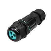 Connettore da pannello a pannello ING M20S a 3 poli, impermeabile IP68, 17.5A 450V, con contatti in ottone per cavi da 0.5-1.5mm²