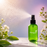 Flacon pulvérisateur en plastique de 100 ml à brume fine pour cosmétiques, soins de la peau, tonique, atomiseur, emballage essentiel pour les voyages