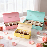 Caja de Regalo de Papel Rígido de Lujo, Ecológica, Aséptica, Hecha a Mano, con Cierre Magnético, para Alimentos, Sushi, Chocolate, Galletas, con Logotipo Personalizado