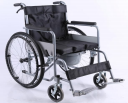 Folding Portable Wheel Chair a Portable Scooter Manual <strong>Steel</strong> <strong>Chromed</strong> Plating Frame <strong>Wheelchair</strong> for the Elderly and Disabled - Product Image 2