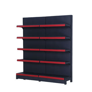 מדף סופרמרקט מתכוונן ועמיד במיוחד לתצוגה מסחרית עם מדפים, סלים ומדפי תיל לחנויות מכולת - Product Image 5