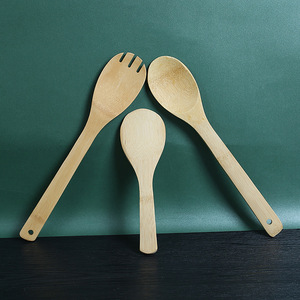 Bán buôn 30cm chịu nhiệt độ cao tre sáu mảnh Nhà Bếp Đồ dùng thiết lập đầy đủ Xẻng muỗng đồ dùng nhà máy trực tiếp - Product Image 4