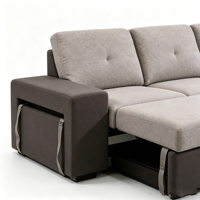 Canapé-lit pliable en tissu multi-usages personnalisable en gros pour l'ameublement intérieur résidentiel