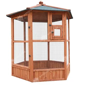 Cage en bois massif de haute qualité pour l'éclosion des oiseaux, Cage à oiseau, à vente