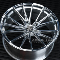 Jantes forgées monobloc personnalisées XINLAI 20-22 pouces, finition polie haute brillance, 10 branches, 5x112 5x120 pour Audi BMW Mercedes