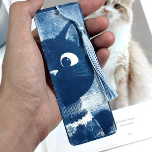 Kit de Cyanotype DIY 4x14, Kit de Marque-pages Cyanotype à Pompon, Ensemble Complet Prêt à l'emploi avec Guide en Anglais pour les Amateurs de DIY et les Débutants en Cadeaux - Product Image 4