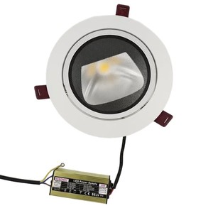 ไฟดาวน์ไลท์ LED แบบฝัง 12V 30W พร้อมไดรเวอร์สำหรับไฟส่องสว่างภายในอาคาร - Product Image 4
