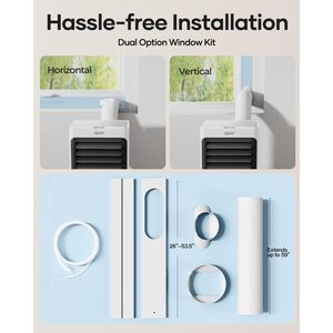 Climatiseur portable Snocod 12000 Btu avec commande intelligente Wifi, refroidissement, déshumidificateur, ventilateur, mode veille - Product Image 4