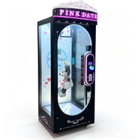 Machine distributrice commerciale de ciseaux à poupées, avec paiement double (pièces et QR), difficulté de coupe réglable, équipement de jeu pour enfants à prix gagnants