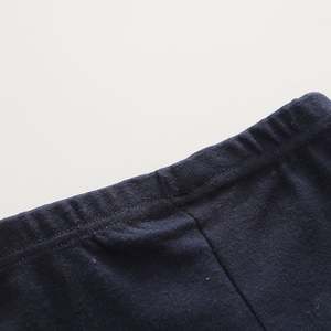 Pantalon Patte d'Éléphant Doublé en Coton Noir pour Bébé Fille, Coupe-Vent, Fabriqué en Chine - Product Image 4