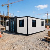 Maison conteneur extensible multifonctionnelle moderne, imperméable et résistante au vent Huaying de 40 pieds pour hôtels avec garantie de 5 ans