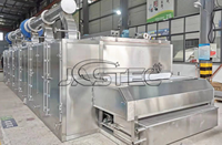 Séchoir à bande de maille de convoyeur industriel professionnel multi-couches pour le séchage des marcs de fruits