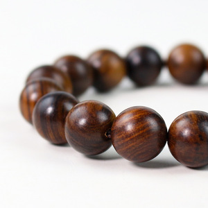 Black Rosewood <b>Bracelet</b> 17 Beads 12mm Chinese Style Men's Prayer Beads Religious Ceremony Jewelry - Product Image 2