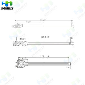 Hanheng pulitura elettrica lunga spugnetta senza lanugine per camera bianca industriale tamponi medici sterili in schiuma orale - Product Image 2