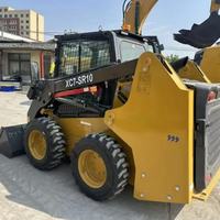 Harga Pabrik XC7-SR04 Mini Skid Steer Loader Bucket 0.17m3 Tinggi Pengosongan 1887mm Mesin Multi Attachment untuk Ruang Terbatas