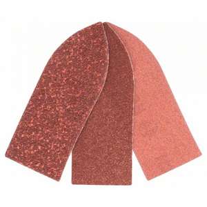 BOSCH - 2609256A41 Jeu de feuilles abrasives pour ponceuse delta, adaptateur (6 pièces) -EAN 3165140614573 ABRASIFS PAPIERS ABRASIFS - Product Image 1