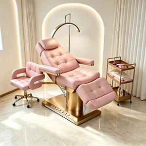 RJ Modern Electric Lash Facial Bed for Beauty Salon Furniture Luxury Massage Tables & Beds Electric Vibrator Massage Bed - Product Image 5