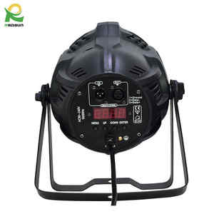 Redsun 200W RGBW Aluminium LED <span class=keywords><strong>Disco</strong></span> Spotlights DMX 512 IP20 Activé par le son Silencieux Par Can Stage Lights - Product Image 4