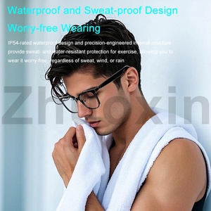Gafas de traducción Pro AI para mujer, gafas de sol de audio inteligentes con bloqueo de luz azul con diseño de absorción de lente magnética, IP54, impermeables, 2017 - Product Image 6