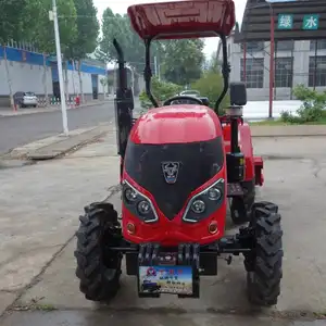 Alat Mesin Pertanian Traktor Pertanian 4X4 Mini Pertanian 4WD Traktor Kompak 25 HP Traktor Kecil untuk Kebun dan Pertanian