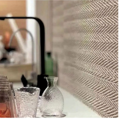 Cây gai dầu dệt kết cấu nội thất và ngoại thất vật liệu trang trí tường, thân thiện với môi trường, màu xanh lá cây, linh hoạt đá mềm - Product Image 6