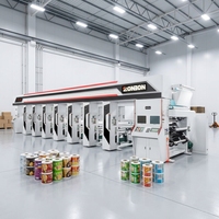 Machine d'impression sur moulinet multicolore, en pp/PVC/PET/PE/OPP, système d'impression par gravité, rouleau 8 pièces, vente en gros