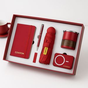 CL Luxury Leather Branded Stationery Gift Kit A5 Journal + Pen UV Printing Custom Color Options Bulk Order for Company Household - Product Image 4