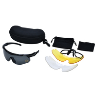 Lunettes de protection anti-balles personnalisées pour la myopie, conformes à la norme ANSI Z87.1-2000, avec lentilles interchangeables
