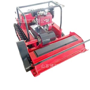 Kcop Straw Crusher Diesel Lawn Mower 4 Cycle Single Cylinder Remote Control Flail Cutting Mulching Professional Grade - Product Image 2