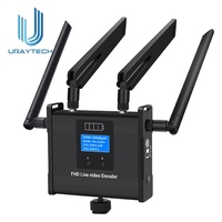 Codificador HDMI WiFi 4G LTE H.265 1080p60 con Batería, Transmisión Inalámbrica Dual Stream SRT RTMP para Transmisión en Vivo en Exteriores