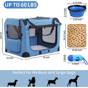 <span class=keywords><strong>Pet</strong></span> seyahat taşıyıcısı yumuşak köpek sandık taşınabilir ve genişletilebilir evcil hayvan kulubesi - Product Image 3