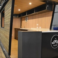 Bar à café mobile extérieur extensible de 20 pieds, cuisine mobile pour hôtel, parc, plage, café éphémère, taille personnalisée OEM