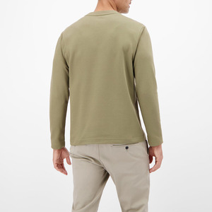 Chemises à manches longues pour hommes en polyester/coton respirant, séchage rapide, écologiques, de haute qualité, coupe classique, décontractées - Product Image 4