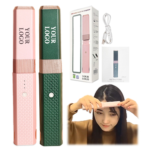 Mini Plancha de Pelo Portátil de Marca Privada para Niñas, Plancha para Alisar el Cabello, Rizador de Pelo - Product Image 1