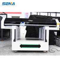 Impresora UV de Cama Plana Multifuncional Sena SN-9060, Automática, para Carcasas de Teléfono, Vasos, PVC, Metal, Bolígrafos, Madera, Cilindros, Braille, Digital