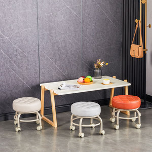 Jiuyi Home Beauté Couture Apprentissage Escabeau Amovible Patinage À Roulettes <span class=keywords><strong>Tabouret</strong></span> Bas Protection <span class=keywords><strong>De</strong></span> La Taille <span class=keywords><strong>Tabouret</strong></span> À Changer <span class=keywords><strong>De</strong></span> Chaussure - Product Image 4