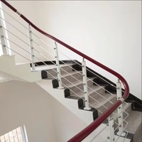 Système de balustrade moderne en acier inoxydable 304 pour villa, appartement, ferme, escalier et balcon, avec installation facile