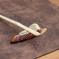Ensemble de 7 pièces pour le thé Matcha : bol, cuillère à thé, plateau à thé, porte-brosse, porte-baguettes, service à thé en céramique