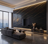 Carrelage en pierre artificielle imprimée de grande taille 2700*1200*9mm pour la décoration murale de télévision, pierre frittée