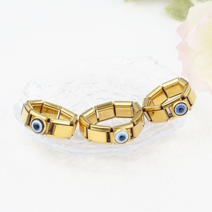 Pulsera de cadena de moda con dijes italianos, estilo europeo-americano, superventas, módulo italiano DIY, anillo elástico, montaje sin costuras - Product Image 3