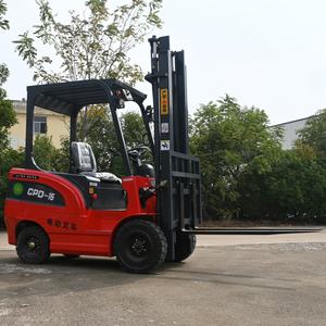 Carretilla elevadora de entrega rápida 1,5 T 1500kg 2T 2,5 T 3t 3,5 t Carretilla elevadora eléctrica con neumático sólido - Product Image 5