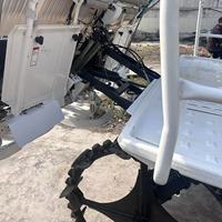 Transplanteuse de riz d'occasion à grande vitesse, 6/8 rangs, haute efficacité, avec moteur 25 CV, bleu et blanc alternés