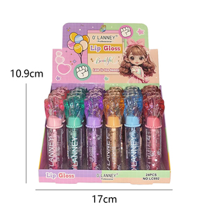 ชุดเครื่องสำอางเด็กน่ารัก 6 สี ลิปกลอสเปลี่ยนสีเนื้อมินเนอรัลชุ่มชื้น ให้ริมฝีปากฉ่ำวาว - Product Image 4