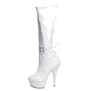 <span class=keywords><strong>6</strong></span> pouces femmes cuisse haute 15Cm plate-forme talons gothique scène spectacle gothique chaussures fétiche dentelle Vestidos automne <span class=keywords><strong>Zip</strong></span> Sexy décapant pôle - Product Image 3