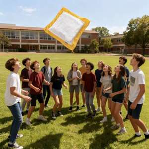 Thảm bay thể dục thể thao nổi tiếng trên mạng, tương tác giữa cha mẹ và con cái, mềm mại, an toàn, chơi ngoài trời, thể thao ném bóng trong nhà - Product Image 6