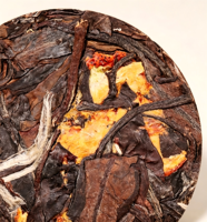 Mini-gâteau au thé blanc Chenpi 8g, emballé individuellement, thé blanc à la peau de mandarine Xinhui, portion individuelle