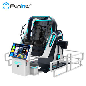 Parc d'attractions 9d Chaise Robot Vr Semilateur <span class=keywords><strong>360</strong></span> 720Flying Fli Terminator 2 Places Player Degre Vr Stand Adventure Rotation - Product Image 4