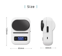 Impresora Térmica Portátil de 58 mm para Etiquetas de Envío, Impresora Térmica Adhesiva para Guías de Envío Electrónicas